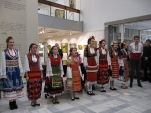 Святкування дня народження В. Димитрова-Майстори в галереї міста Кюстенділ